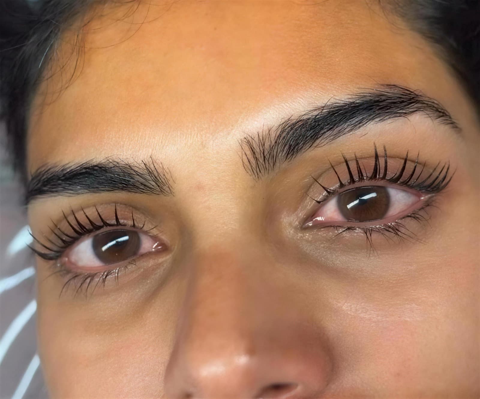 Korean lash lift and tint - after